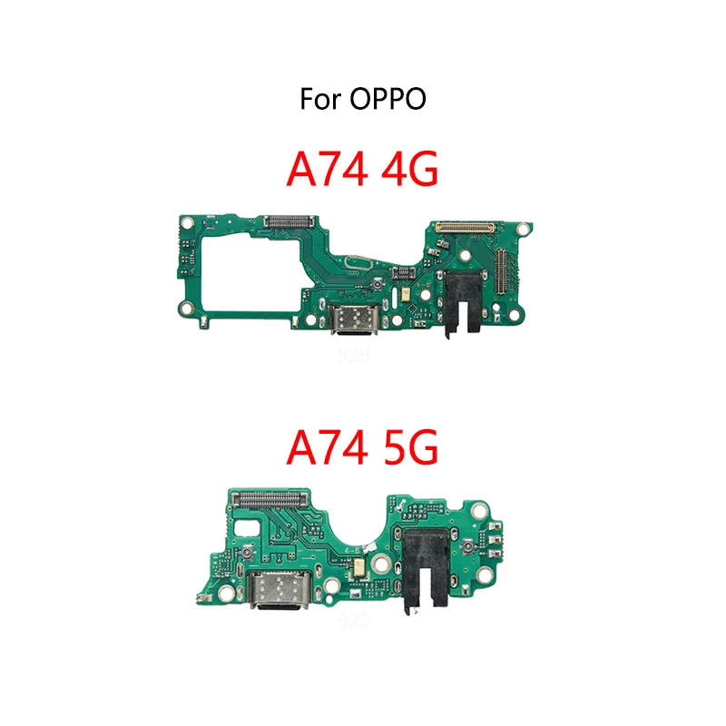 USB Charge Dock Port Socket Jack Plug Connector Flex Cable For OPPO A74 4G 5G Charging Board Module