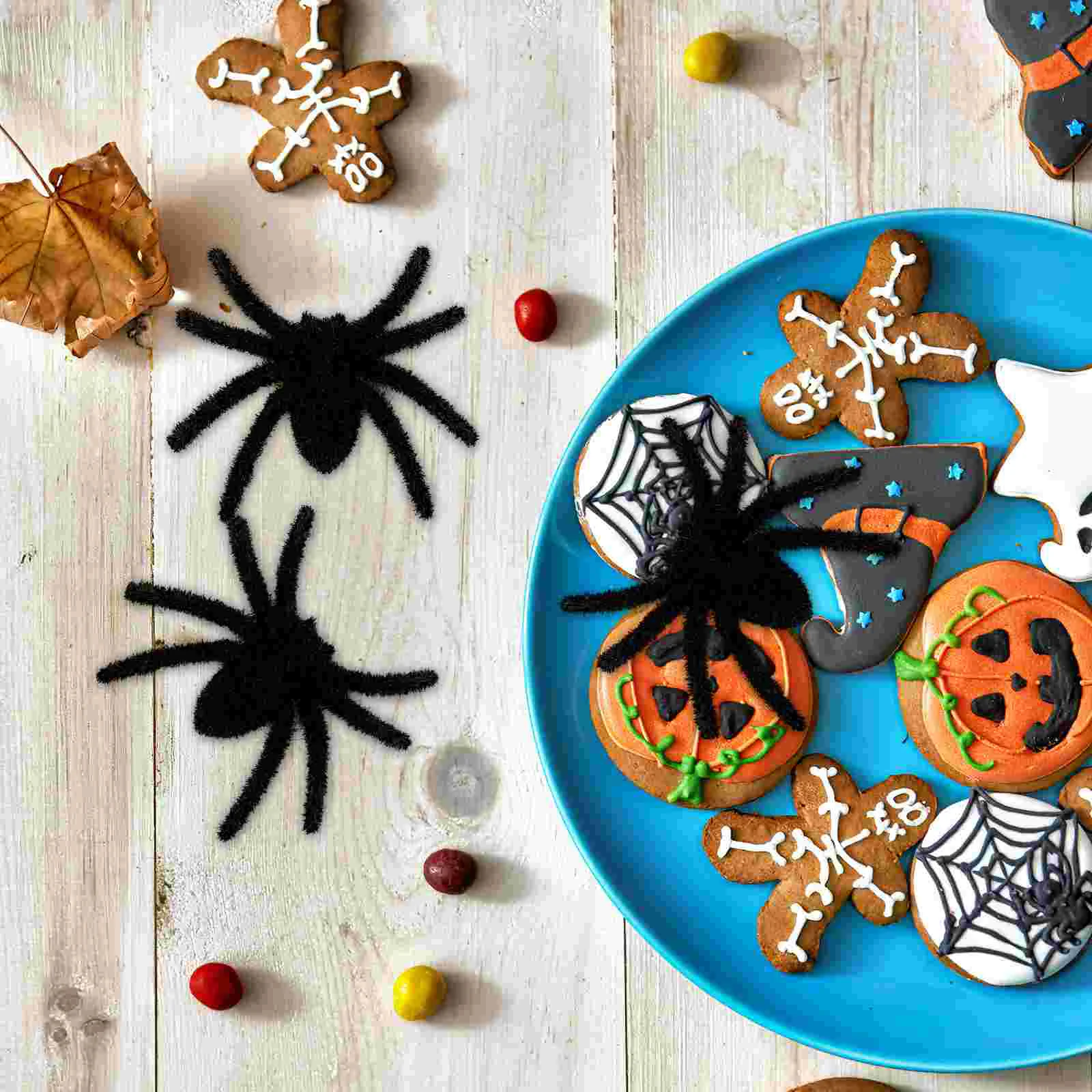 

Spider Props Halloween Party Decorations Fake Creepy Realistic for Outdoor Indoor Ornament