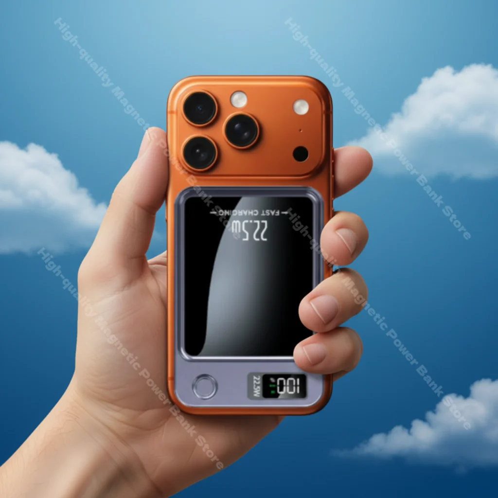 

Brand 50000mAh Magsafe Power Bank For Iphone17 Samsung Magnetic Wireless PD22.5W Ultra Capacity Super Fast Charging Power Bank