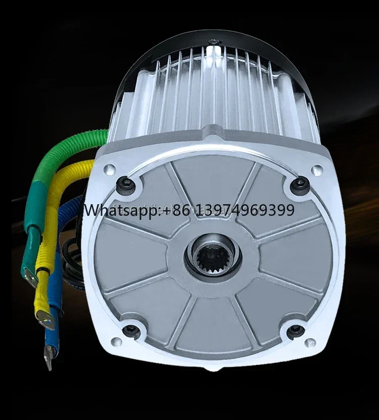 1200W 2200W Square Flange Protruding Motor 60V 72V for Electric Firefighting Equipment and Emergency Response Vehicles