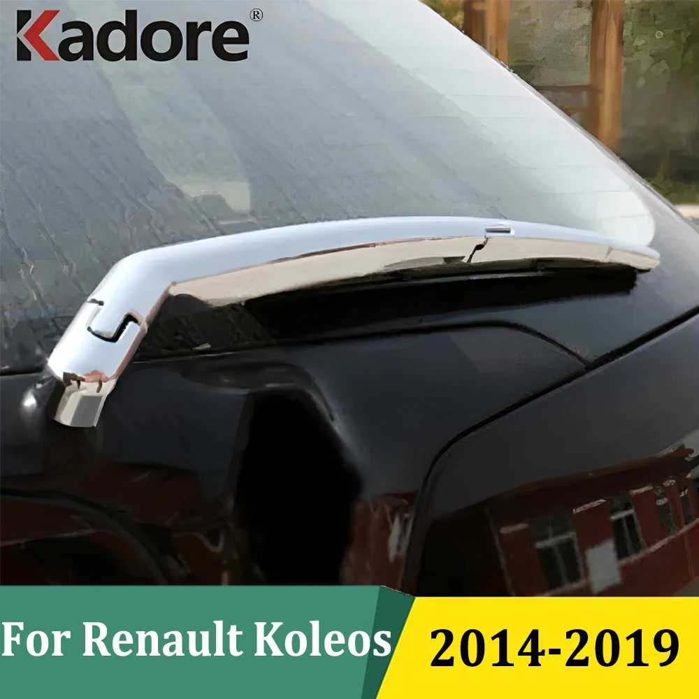 

For Renault Koleos 2009-2014 Chrome Rear Window Wipers Cover Trims Tail Wiper Strip Car Exterior Accessories