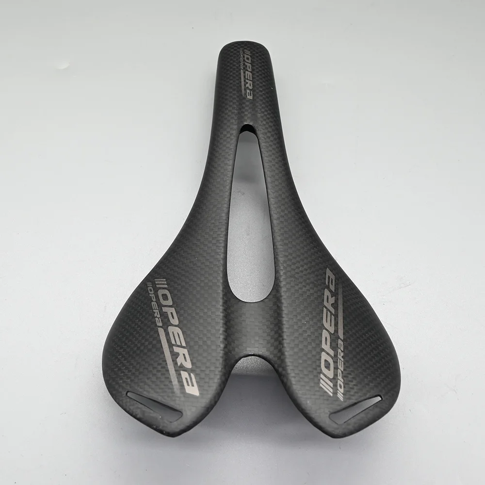 Superlogic-3K Full Carbon Fiber Bicycle Saddle, Matt Bike Cushion, MTB Seat, Cycling Parts, 275x143mm