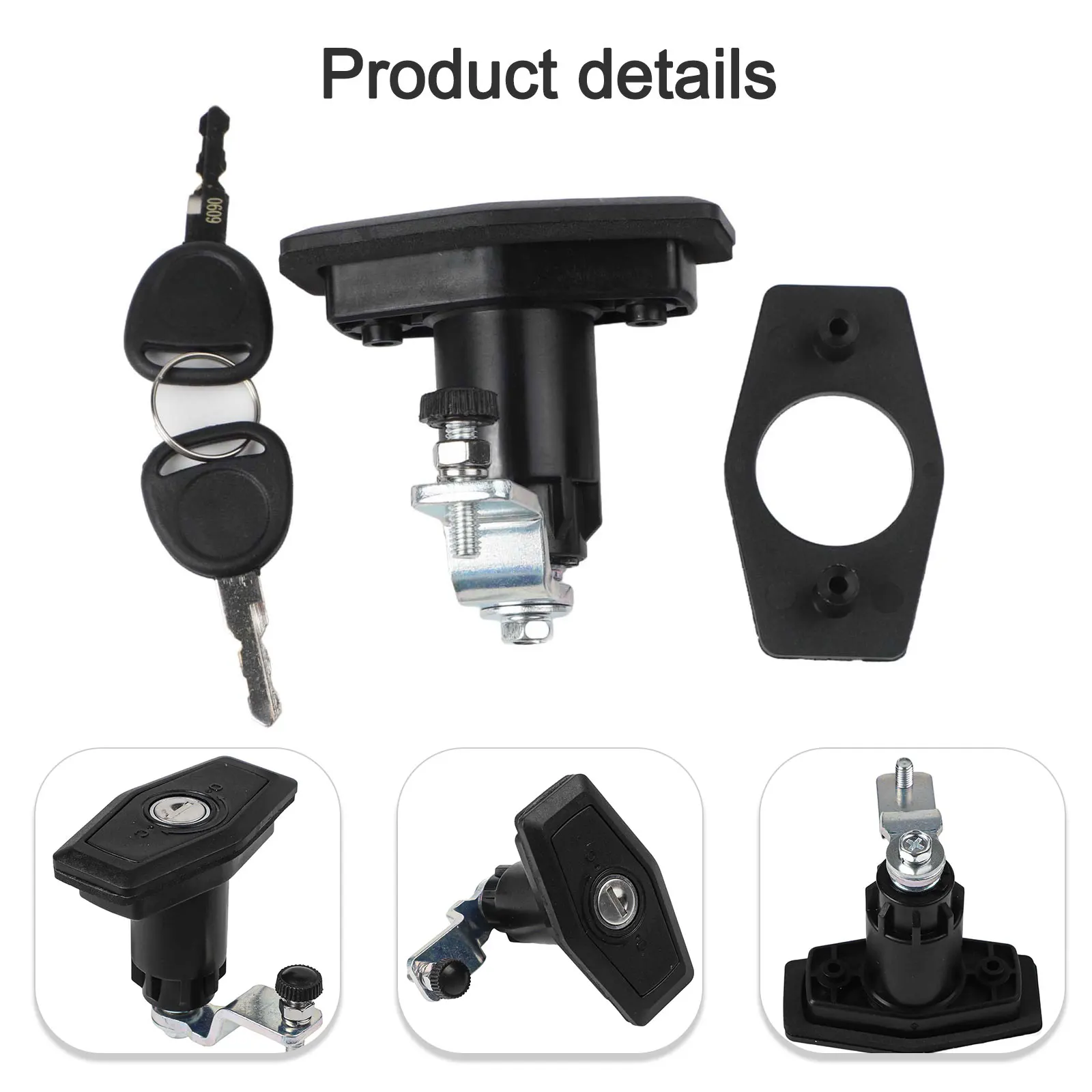 

Door Lock With 2-Keys Compartment Door Cabinet Push Caravan Camper Door Lock Household Replacement Hardware Supplies