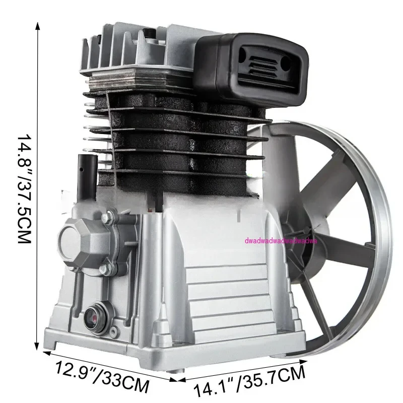 YZF Air Compressor Heads Piston Twin Cylinder Single Stage 2.2KW 375 L/MIN 12CFM 11 Bar 159.5PSI 1300RPM for Chemical Textile