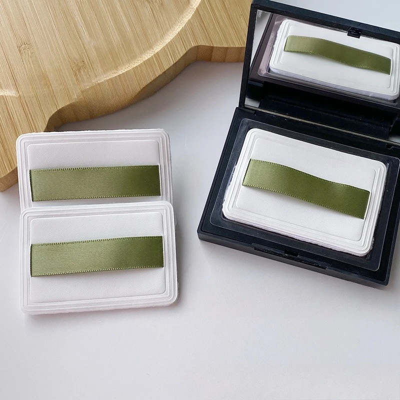 Super Soft Cloud Puff PU Leather Square Make Up Sponge Puff Dry Wet Dual Use Liquid Foundation Powder Cosmetics Makeup Tool 1Pcs