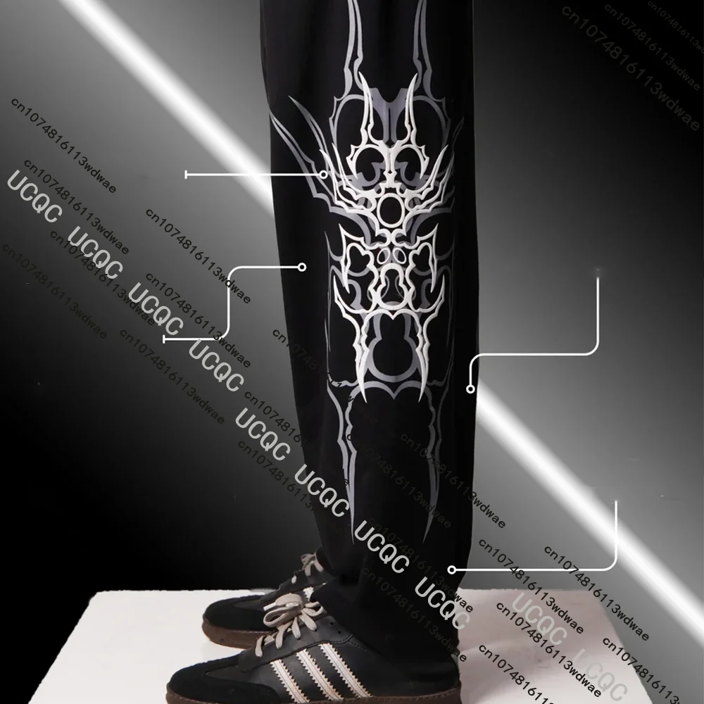 

INFERNO CORE мужские черные джоггеры с графическим принтом уличные спортивные штаны хип-хоп повседневные брюки модный готический стиль аниме спортивные брюки