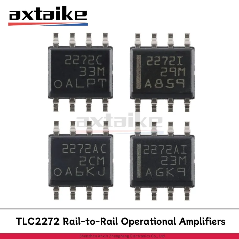 

10PCS TLC2272CDR TLC2272IDR TLC2272ACDR TLC2272AIDR SOP-8 2272C 2272I 2272AC 2272AI TLC2272 Rail-to-Rail Operational Amplifiers