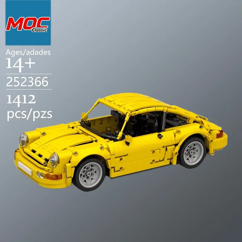 New Design MOC 1:12 Classic Sports Car 964 Technic Model - Trendy Educational Toys - Fun Building Game Set - For Holiday Gift