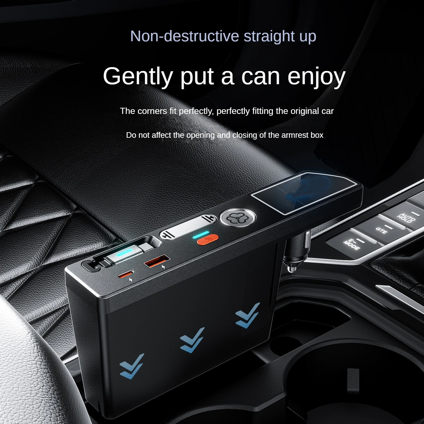 

2019-2026 For VW Passat Car Fast Charger 130W Docking Station USB Converter With Car Air Freshener Car Perfume
