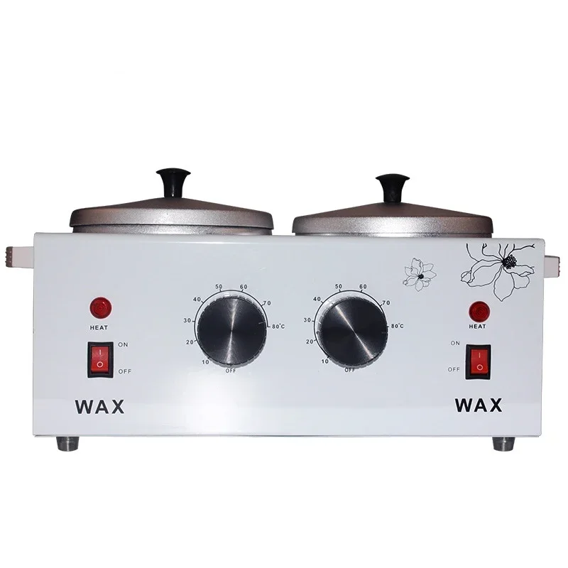 

New Design 1200cc Depilatory Paraffin Bath Wax Machine Melt Body Double Pots Double Hard Wax Pot Heater Warmer Wax Melter