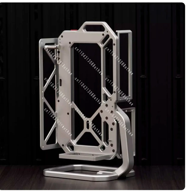 SFX Portable Vertical Desktop Game Mini High-end Aluminum Alloy Computer Case Accessories for Open ITX Rack Case Mechanical