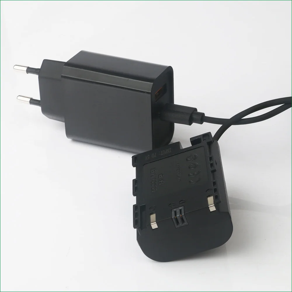 DR-E6 DC Coupler LP-E6 Dummy แบตเตอรี่ USB-C Type-C สําหรับกล้อง CANON LP-E6N LP-E6NH LP-E6N LP-E6NH EOS 5Ds 5Dsr 6D 60D 7D