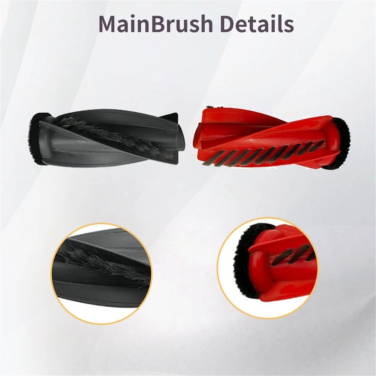 لـ Roborock Qrevo Curv، ملحقات مكنسة الروبوت بحافة كريفو، فرشاة جانبية رئيسية، فلتر Hepa، أكياس غبار من القماش