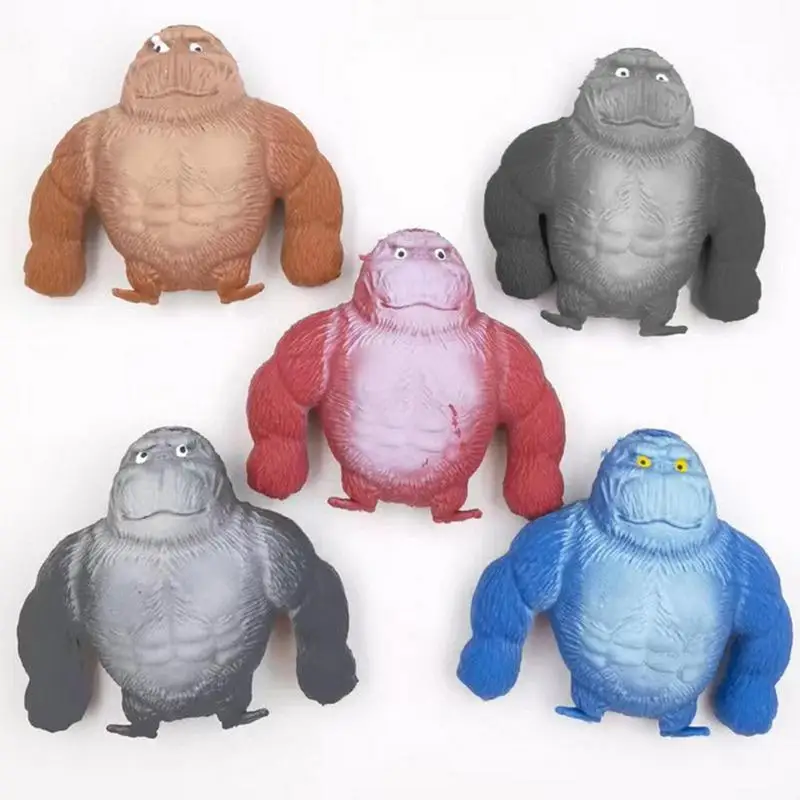 Stretch Squeezing Toys Adults Orangutan Gorilla Slow Rebound Soft Glue Gorilla Toys Anti-stress Toy