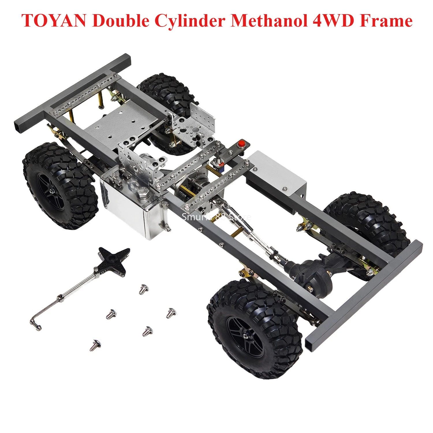 

TOYAN 4WD RC автомобильный каркас металлический каркас с коробкой передач подходит для FS L200AC двухцилиндровый метаноловый двигатель модель игрушки аксессуары