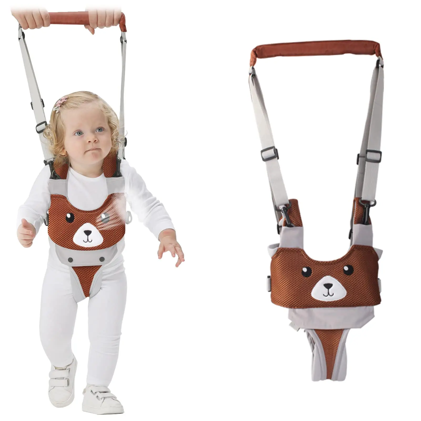 Baby Walking Harness Breathable Handheld Kids Toddler Helper Assistant Adjustable Infant Walker Help Baby Walk Stand Up