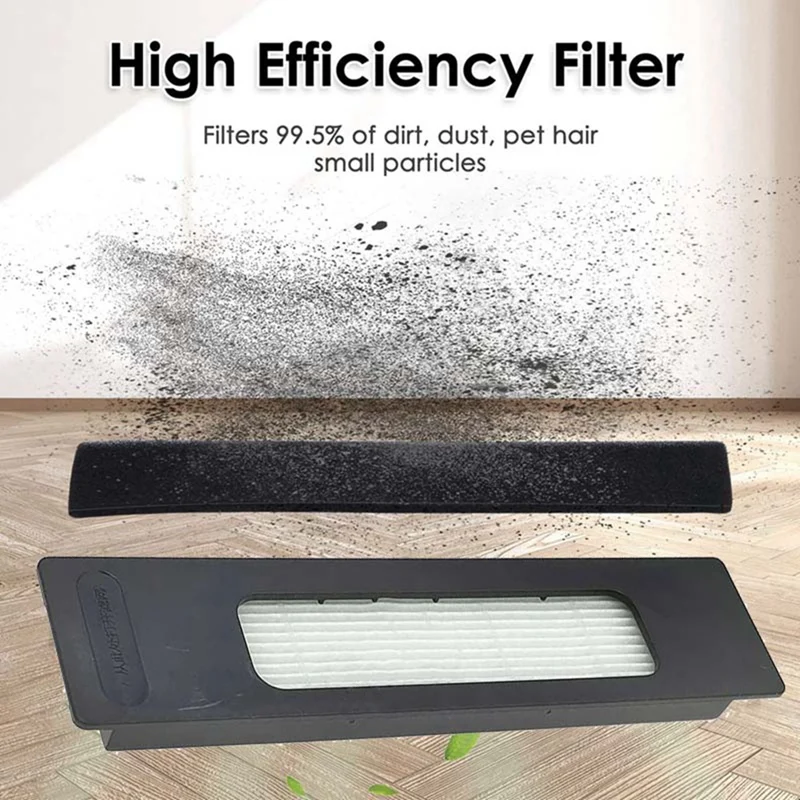 11 SZTUK dla Midea S8+ Plus/ Clien T24/Thinkair Rv50 Pro Części do umieszczania Akcesoria Główna szczotka boczna Filtr Mop Worek na kurz-A66K