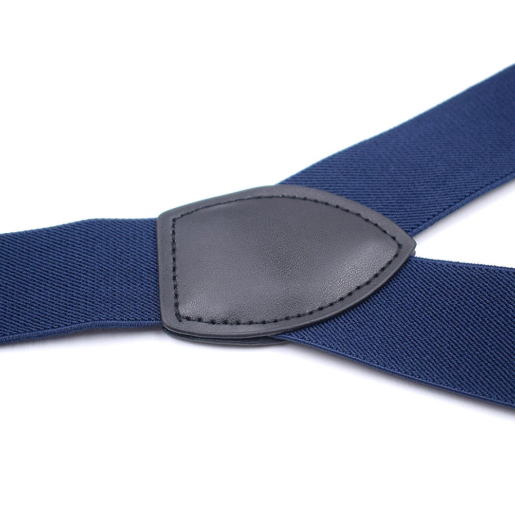 

3.5cm Monochromatic Trousers Braces Premium Polyester Adjustable Shoulder Straps for Men Women Fashionable Pants Suspender Mens