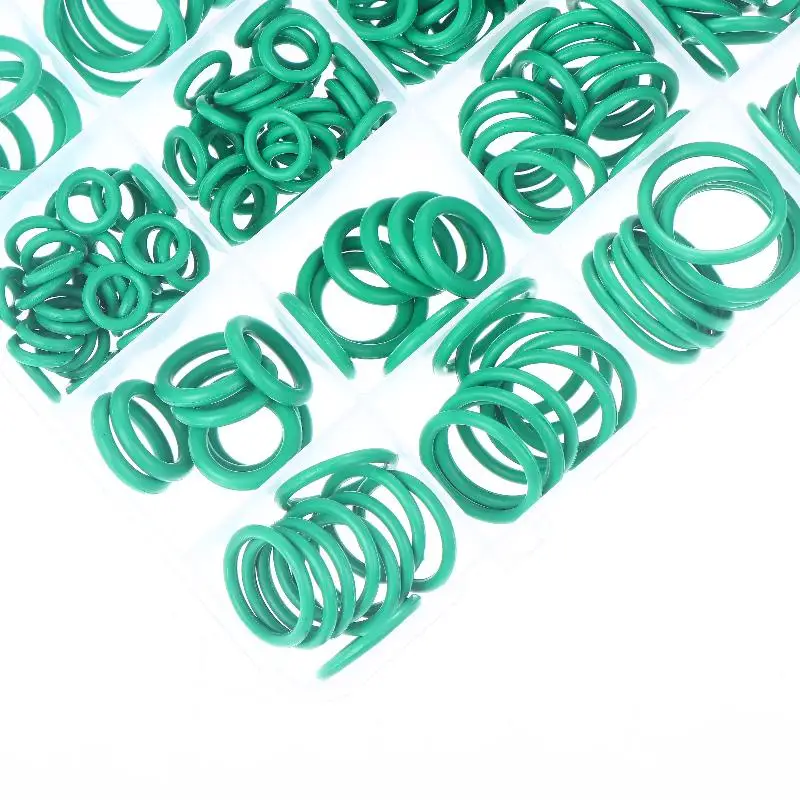 (YY) 595/1020 قطعة 2025 أختام ضاغط تكييف الهواء 20 مقاسًا من مطاط النتريل مجموعة حلقات دائرية للسيارات صنبور سباكة يعمل بالتيار المتردد جوانات #4