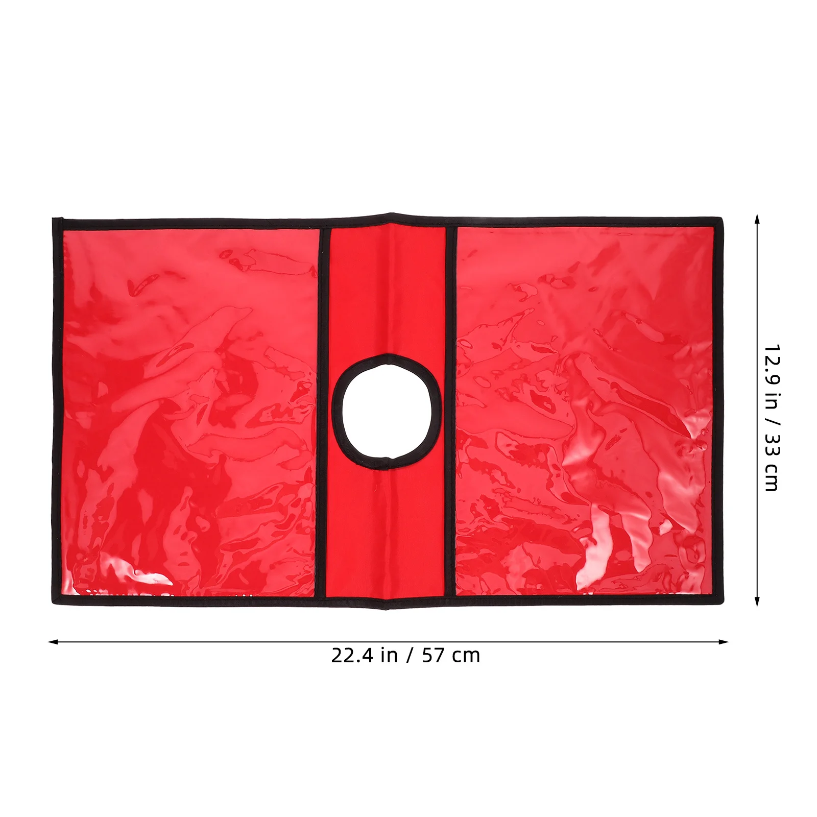 2Pcs Traffic Cone Sleeves Bright PVC Pe Weather Resistant Easy Install Outdoor Safety Warning Covers