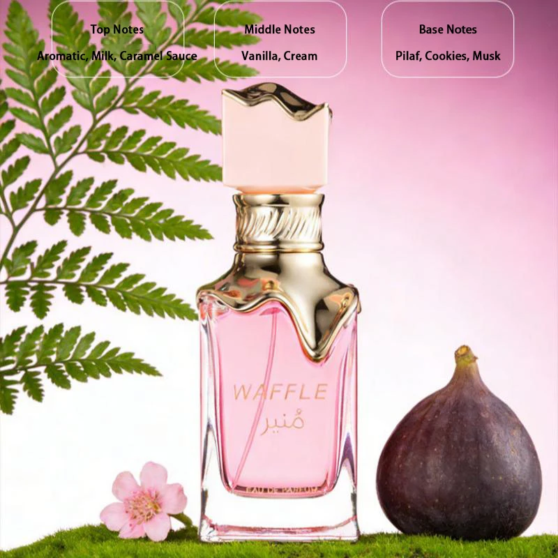 

Arabic Cream Puff Perfume Spray Unisex Gourmand Scent Sweet Vanilla Musk Fragrance Body Mist Daily Wear Office Date Travel Gift