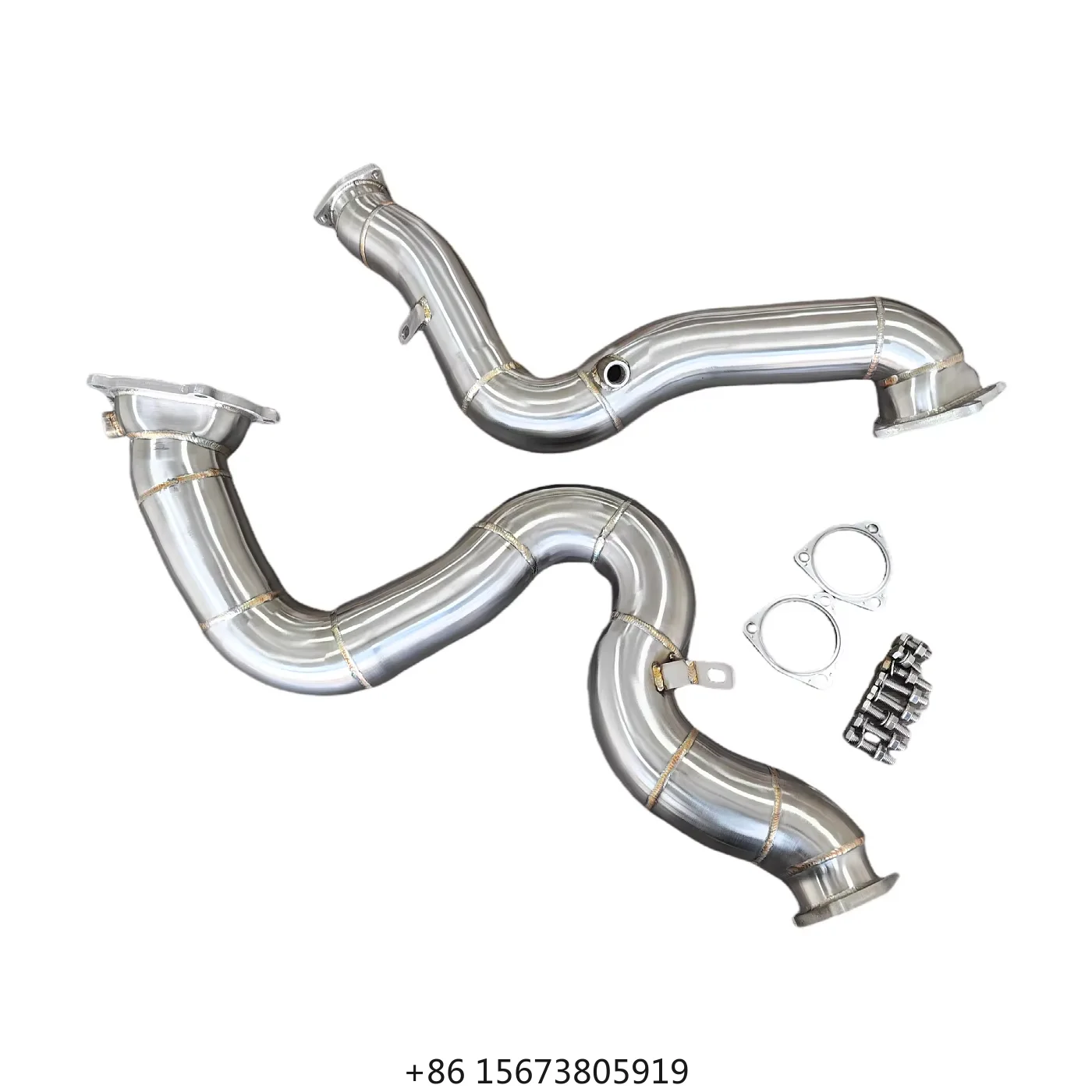 

S6 S7 RS6 RS7 C7 C7.5 4.0T Downpipe 4.0T C7/C7.5 Fit Stainless Steel Direct Replacement Improves Flow Boosts Power Reduces Backp