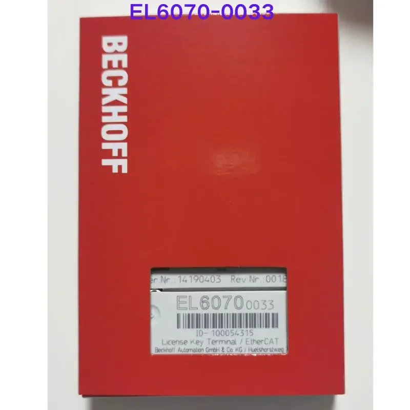 

New Beckhoff module EL6070-0033