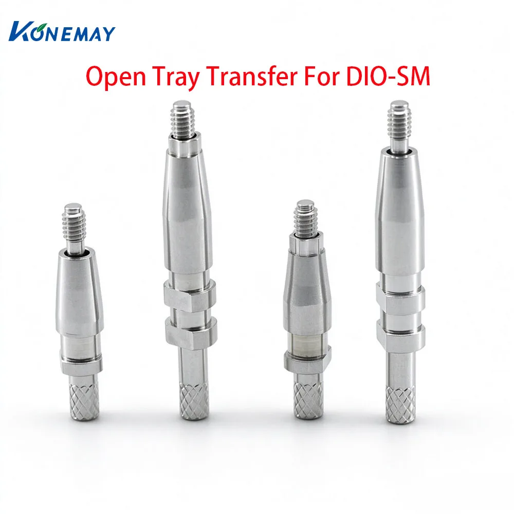 Konemay 10pcs Open Tray Transfer Compatible with DIO-SM System Impression Coping Pick Up Transfer Dental Lab Implant Accessories