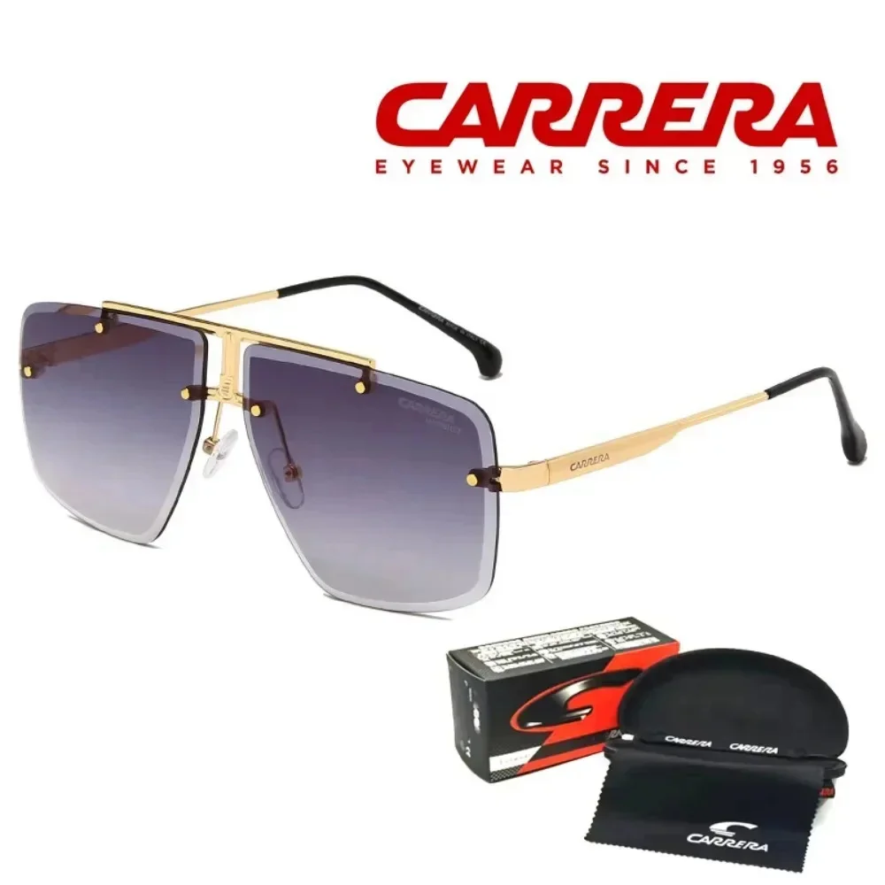 Carrera Brand Sunglasses Vintage Sun Glasses Men Women Big Square Oversize Colorful Outdoor Sports Driving Eyewear CA010