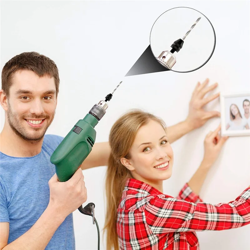 

Vlag Keyless Drill Chuck Bit,Keyless Drill Chuck Fast Change Converter Extension Screwdriver Drill Adapter0.3-6.5/0.3-3.6Mm