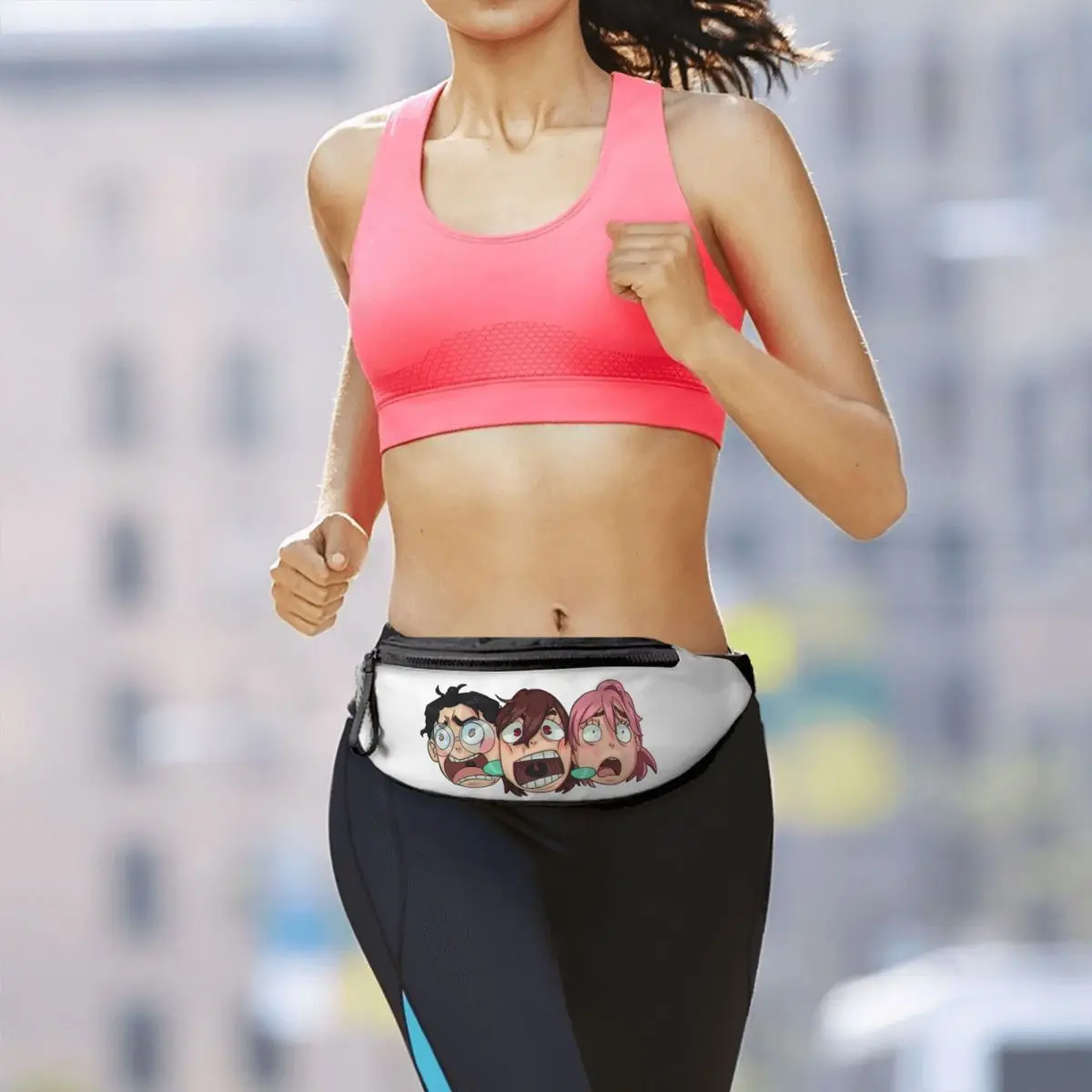 Crossbody Waist Bag Dandadan Anime Manga (6) Men Women Fanny Pack Travel Running Money Phone Pouch