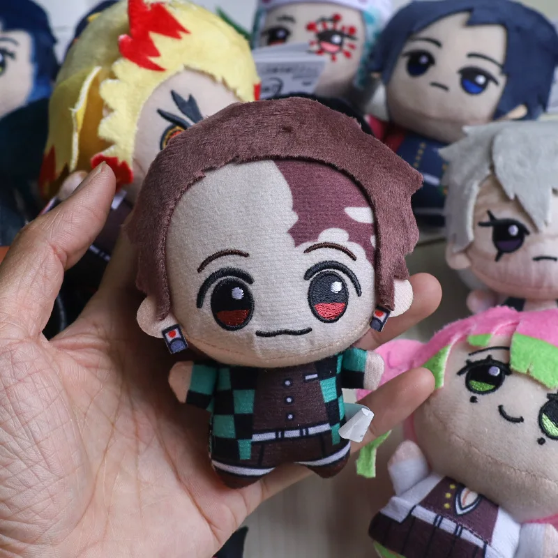 12cm Niedliche Anime Demon Slayer Tomioka Giyu Kamado Tanjirou Kamado Nezuko Agatsuma Zenitsu Shinazugawa Genya Plüschtier Puppe Geschenk – Detail 17