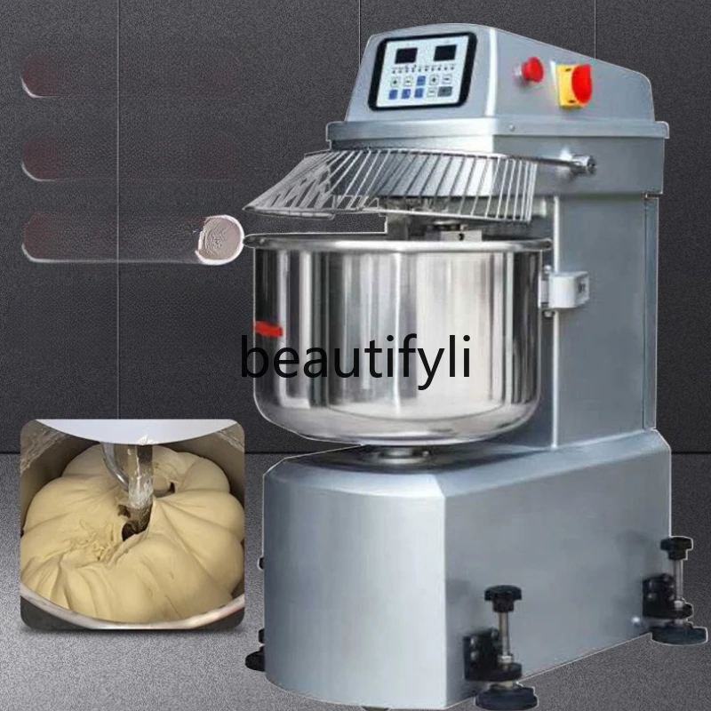 

Dual-Speed Dual-Action Stainless Steel Variable Frequency Kneading Machine Commercial High-Power Large-Capacity Dough Mixer