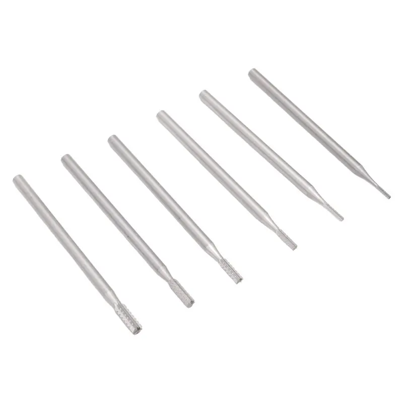 

Feb.6Pcs Cylinder Shape Jewelry Burr - 3/32Inch Shank Cylindrical Cross-Cut Burs Lapidary Setting Tools