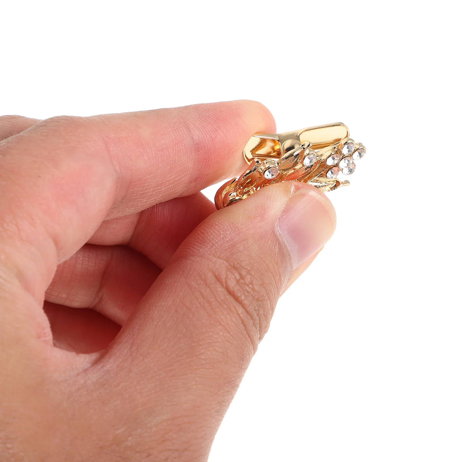 أنيقة حجر الراين وشاح مشبك تنوعا المشبك ل Cheongsams معاطف شال مقاطع المضادة للانزلاق تصميم دائم سبائك الزنك