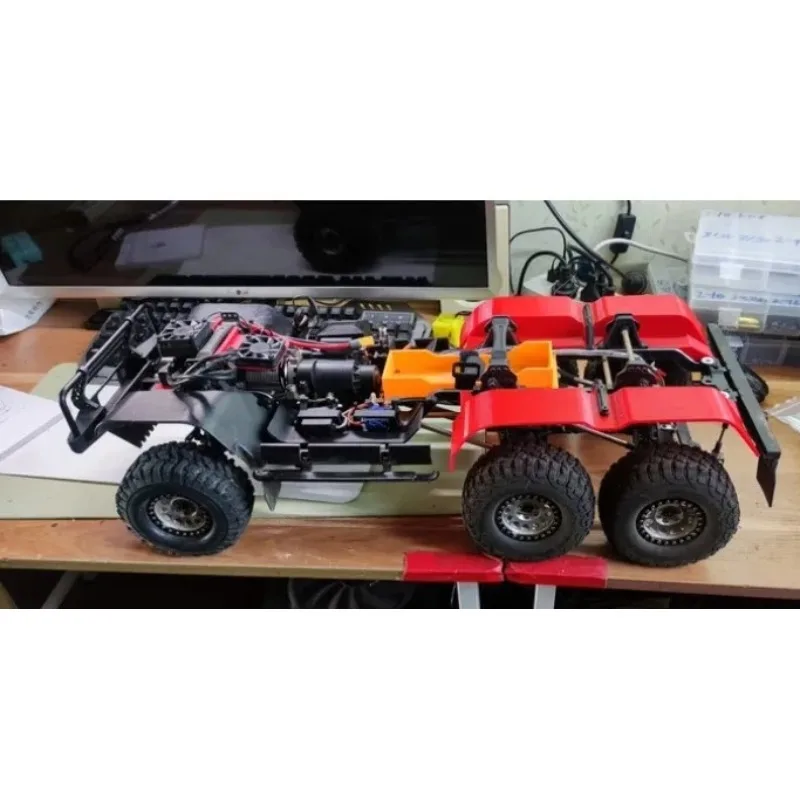 YK6101 1/10 스케일 RC 크롤러 액세서리용 볼트온 장착형 업그레이드 리어 휠 웰 라이너 TPU 소프트 소재 3D 프린팅 3mm 두께