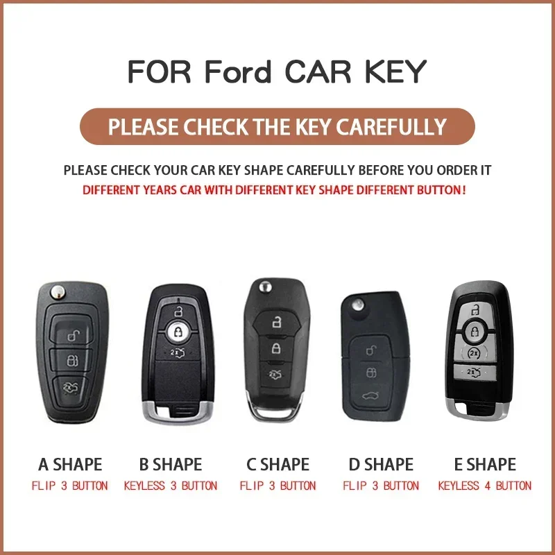 TPU Car Flip Key Case Cover per Ford Ranger C-Max S-Max Focus Galaxy Mondeo Transit Tourneo EcoSport Mustang Mach-E Maverick