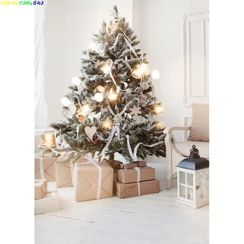 Christmas Theme Photography Background Snowman Christmas tree Children Portrait Backdrops For Photo Studio Props  21923 JC-01
