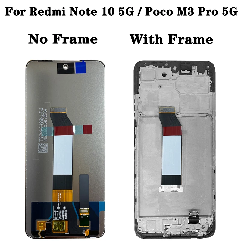 Pantalla de 6,5 pulgadas para Xiaomi Poco M3Pro pantalla LCD digitalizador táctil para Poco M3 Pro 5G M2103K19PG M2103K19PI pantalla con marco