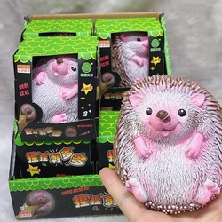 Kawaii Hedgehog Squeeze Toys para Crianças e Adultos, Anti-Stress, Desenho Irritável, Alívio do Stress, Bonito, Engraçado, Presente de Aniversário