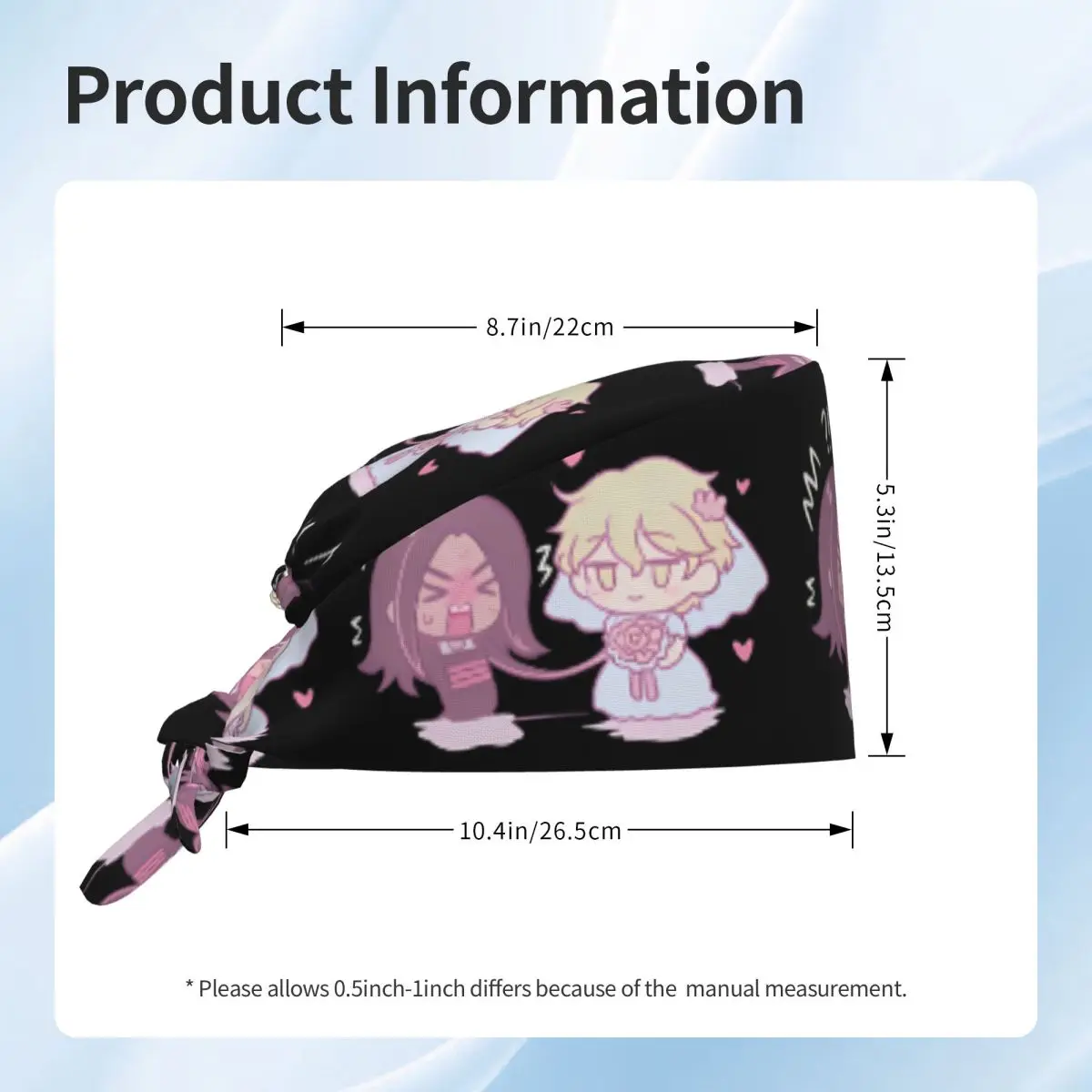 Casquettes de travail pour hommes et femmes, chapeaux d'infirmière de scène Alien, gommages de travail confortables, nouveauté, Bandage, cravate au dos, casquette médicale