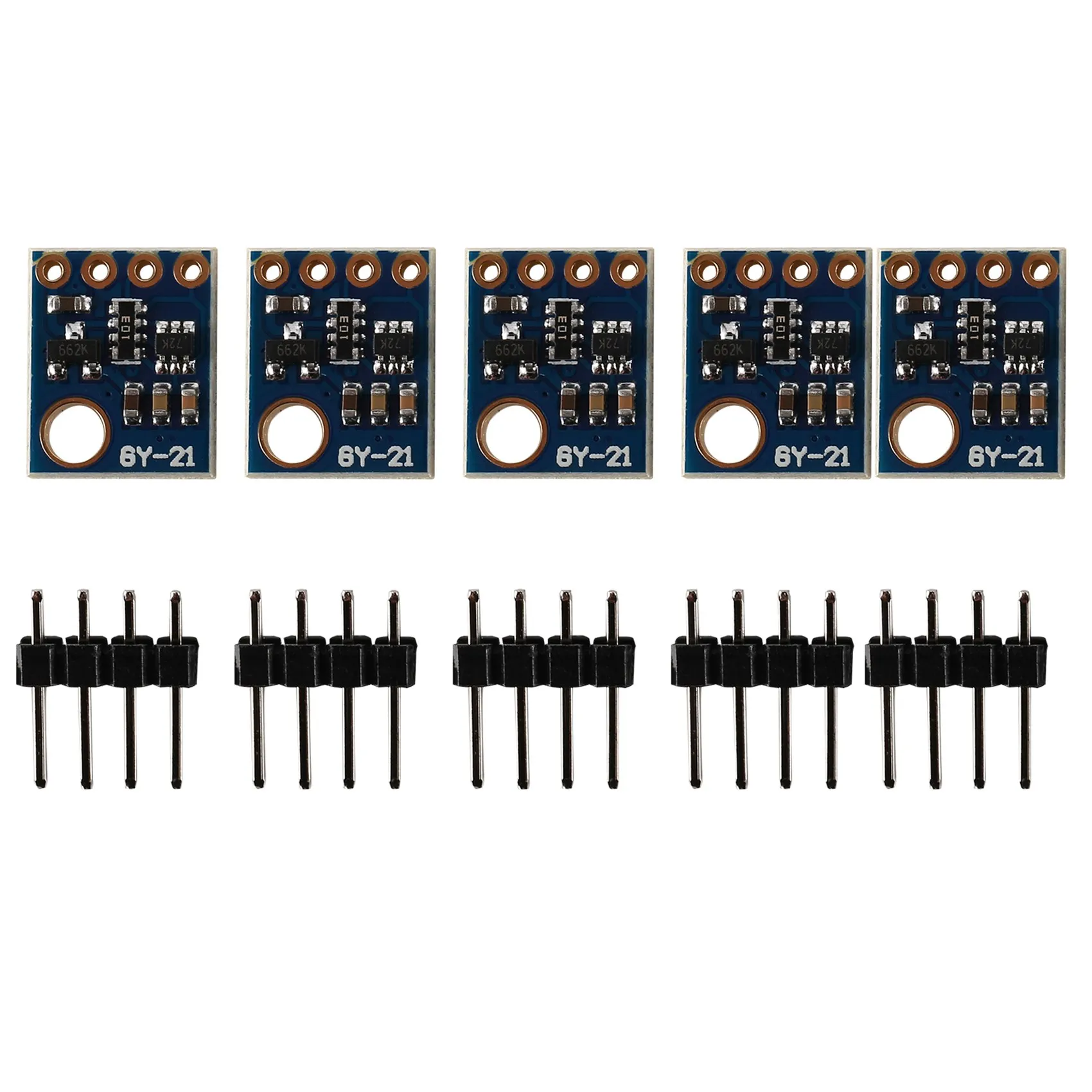5PC Si7021 GY-21 SHT21 HTU21 Digital Humidity Temperature Sensor Module Replace SHT11 SHT15 for Low Power CMOS IC Module