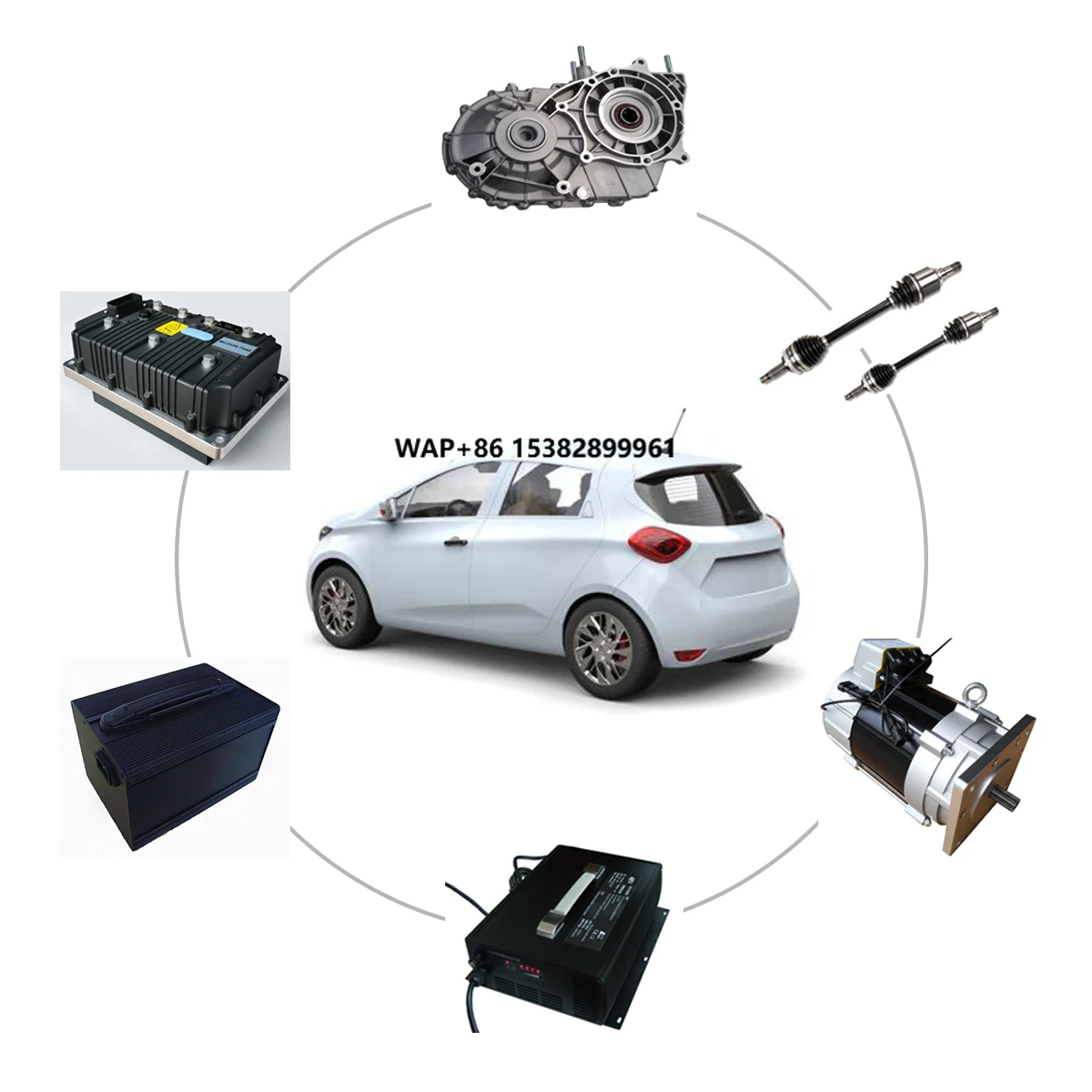 

10kW 72volt Motor Asincrono Electric Vehicle Car Convertion Kit