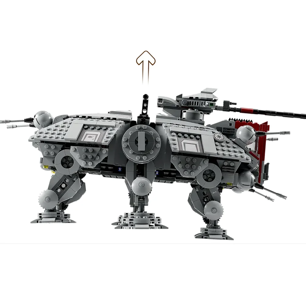 At-te Compatible With 75337 Walking Machine All Terrain Tactical Actuator Robot Model Puzzle Assembling Small Particle Buildings