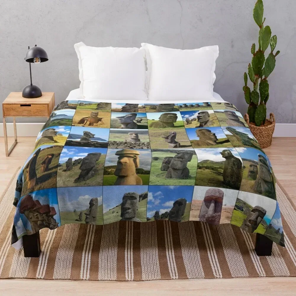 

Easter Island Throw Blanket