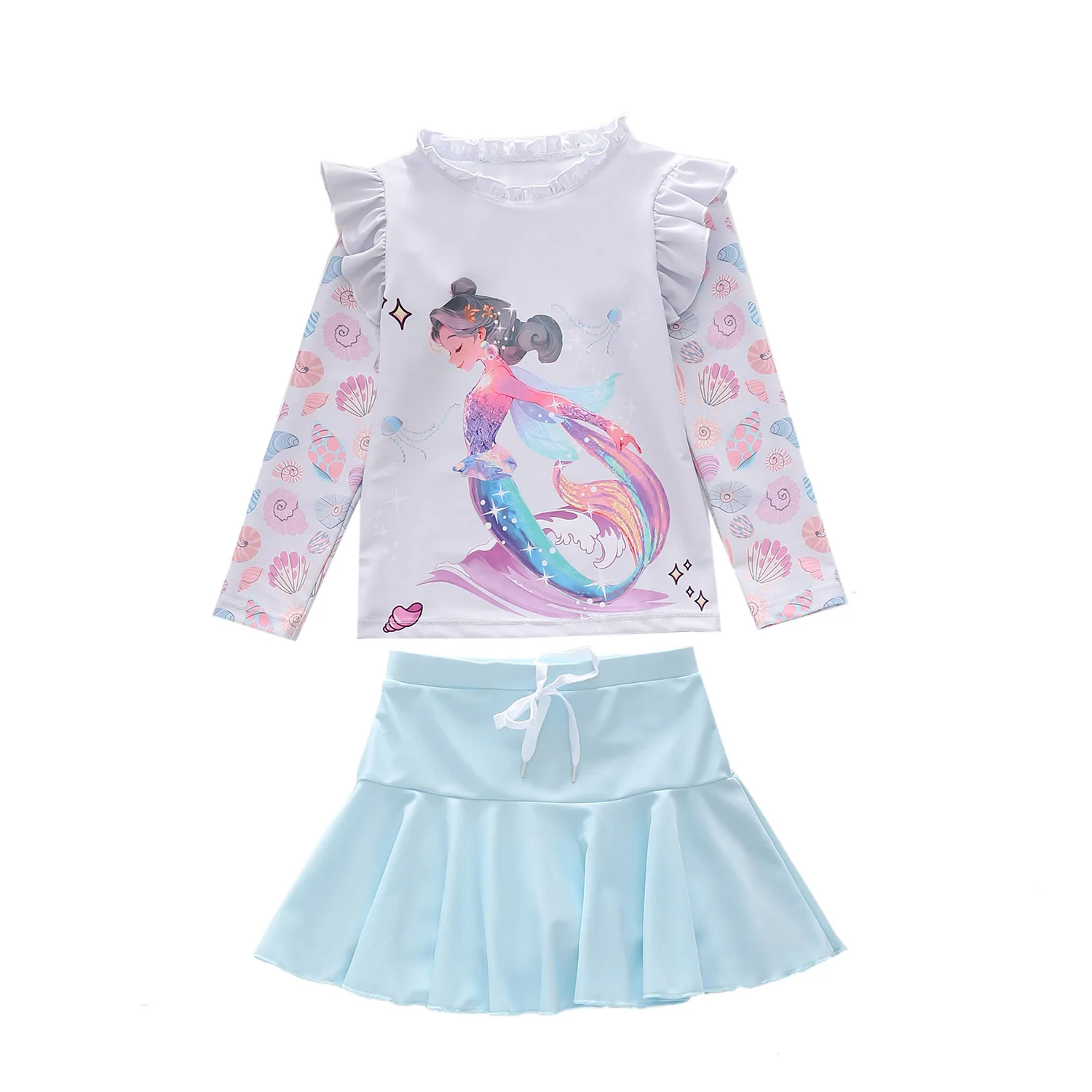 New Collection of Girls Mermaid Swimwear in Various Colors and Patterns  Kids Swimwear for Girls Baby Girl Summer Clothes