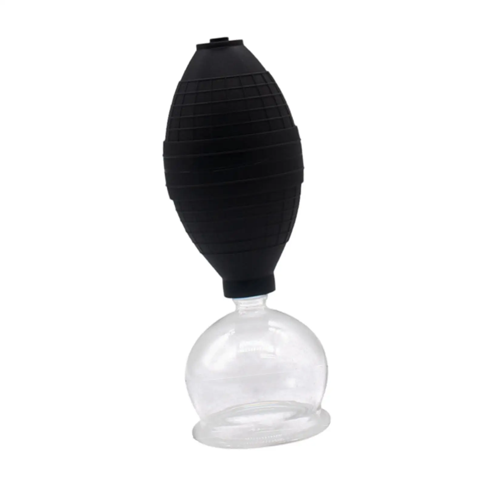 Personal Glass Face Cupping Cup Vacuum Suction Massager for Eyes Body Neck Muscle Therapy Massaging Tool for Home