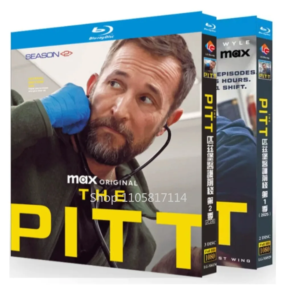 The Pitt Season 1-2 (2026) 5 Disc All Region Free New Box Set Blu-ray Disc YIHUI