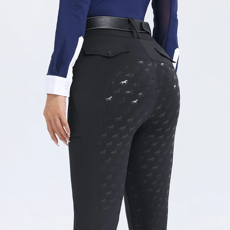 Full Seat Silikon Reithose Anti-Pilling Reiten Strumpfhosen Jodhpur Leggings Hosen Frauen Reitsport Kleidung