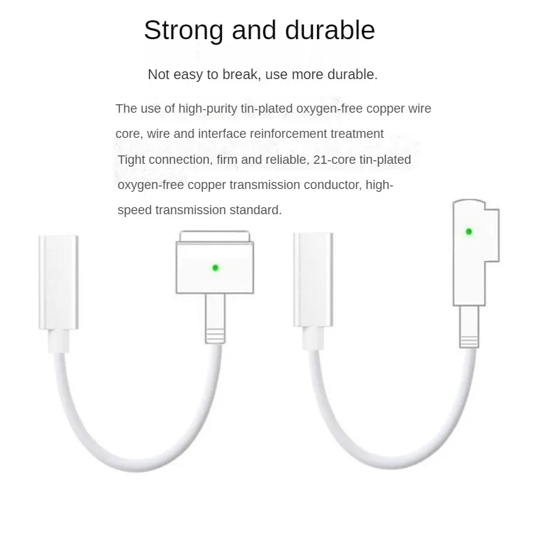 Tipe C ke untuk kabel pengisi daya Magsafe 2, pengisian daya Cepat 65W PD kompatibel untuk MacBook 1.8m